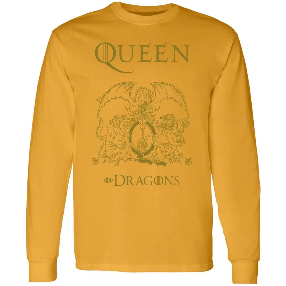 Long Sleeve T-Shirt - X7EVZKPT - Gold - 9