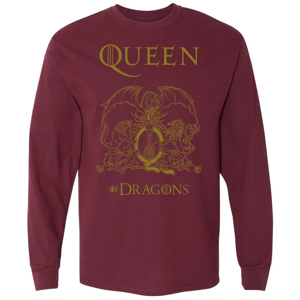 Long Sleeve T-Shirt - X7EVZKPT - Maroon - 11