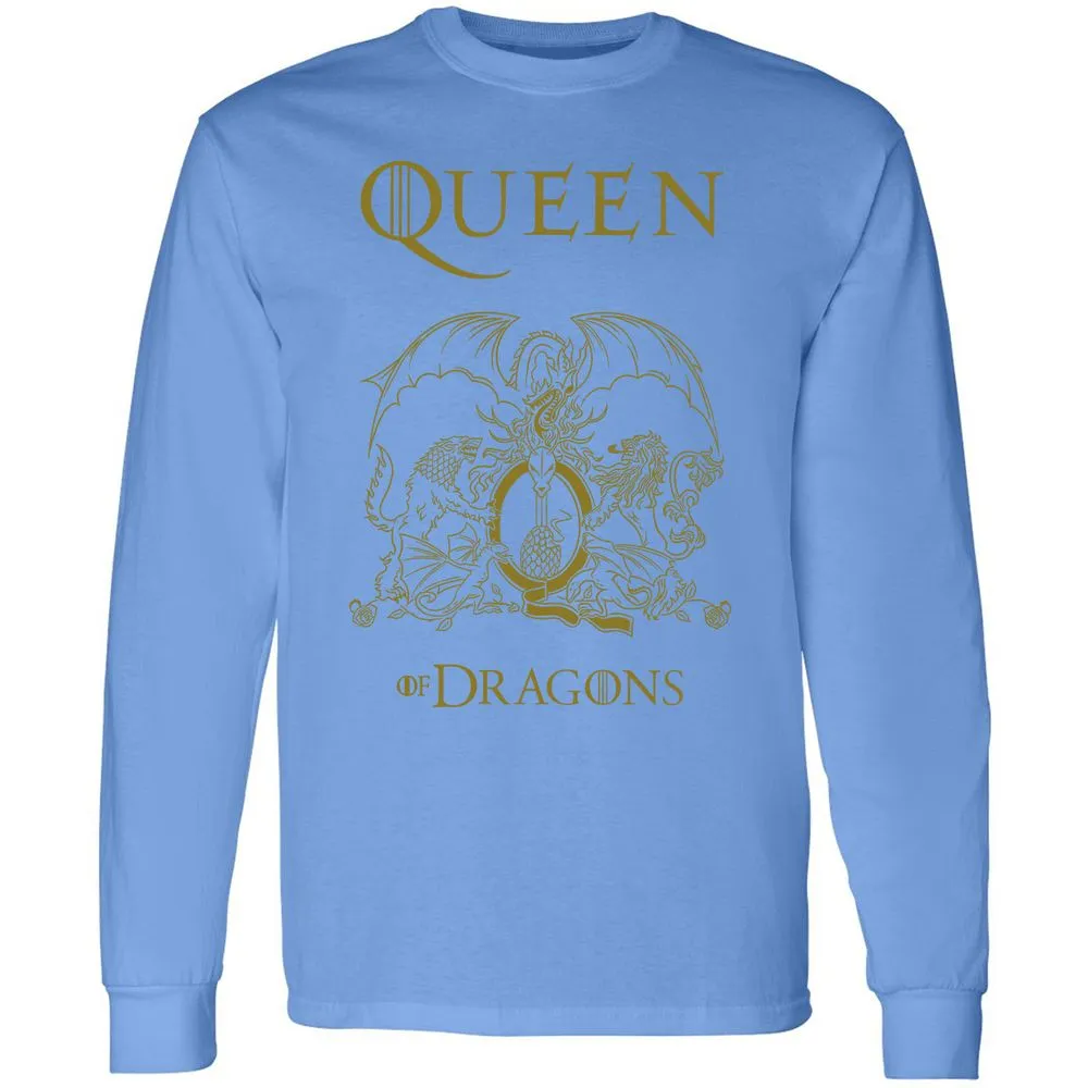 Long Sleeve T-Shirt - X7EVZKPT - Carolina Blue - 12
