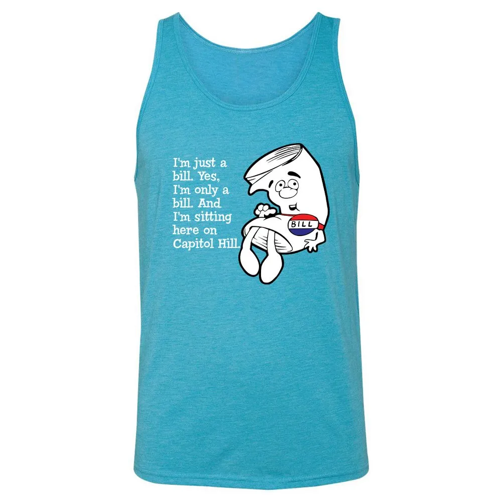 Unisex Jersey Tank - 4D8UBMSG - Aqua Triblend - 3
