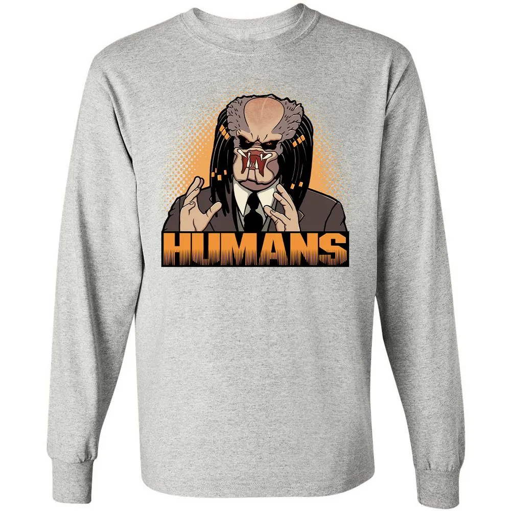Long Sleeve T-Shirt - 3GALSJ6H - Ash - 7