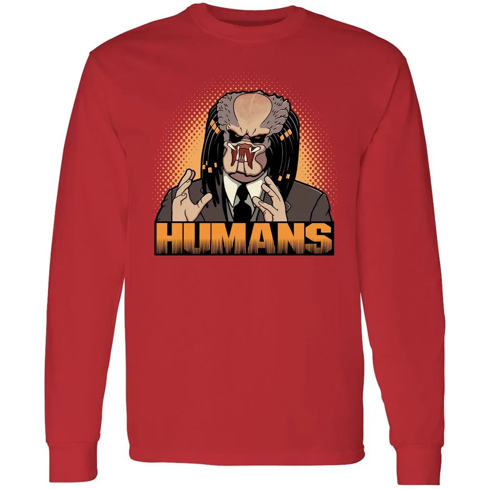 Long Sleeve T-Shirt - 3GALSJ6H - Red - 14