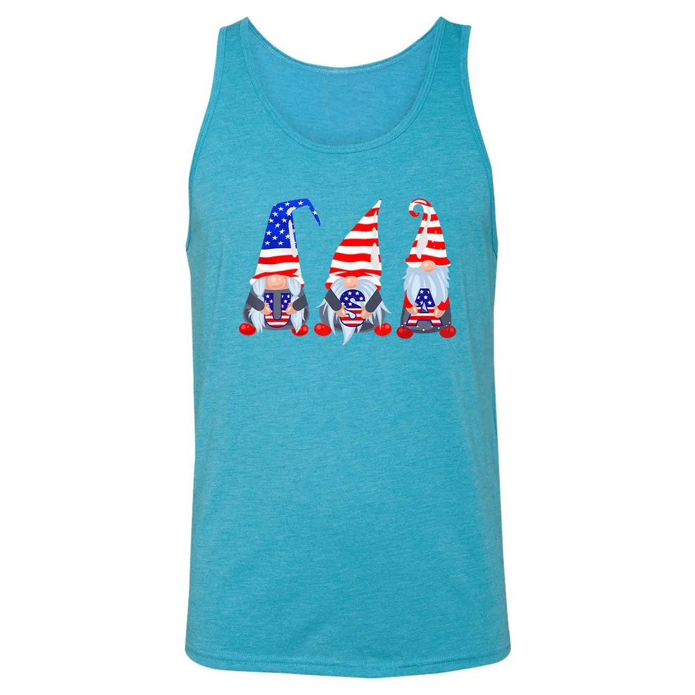 Unisex Jersey Tank - J9P4TQNQ - Aqua Triblend - 3