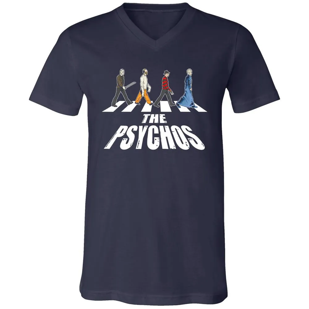 Unisex V-Neck T-Shirt - LGDAVV2B - Navy - 2