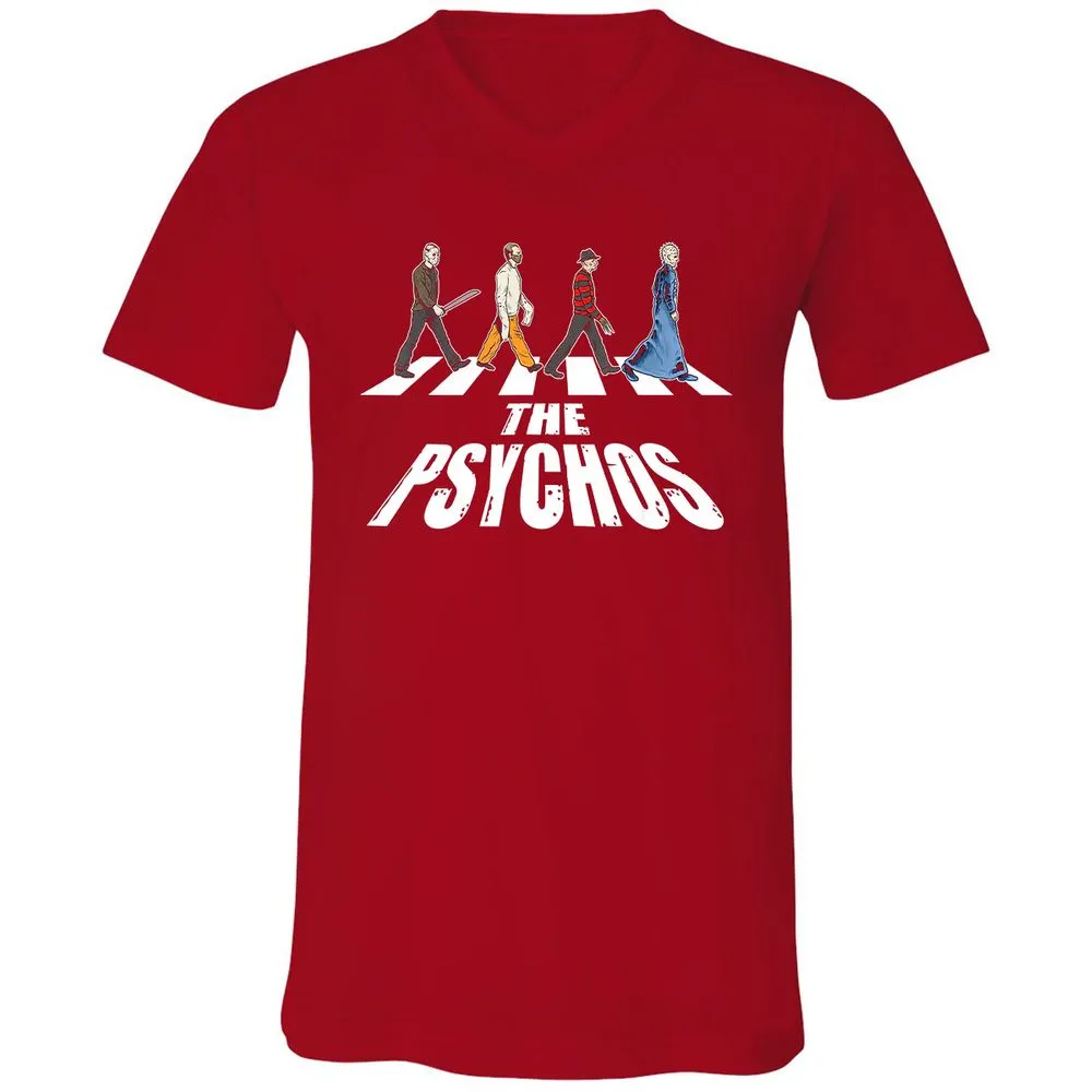 Unisex V-Neck T-Shirt - LGDAVV2B - Red - 3