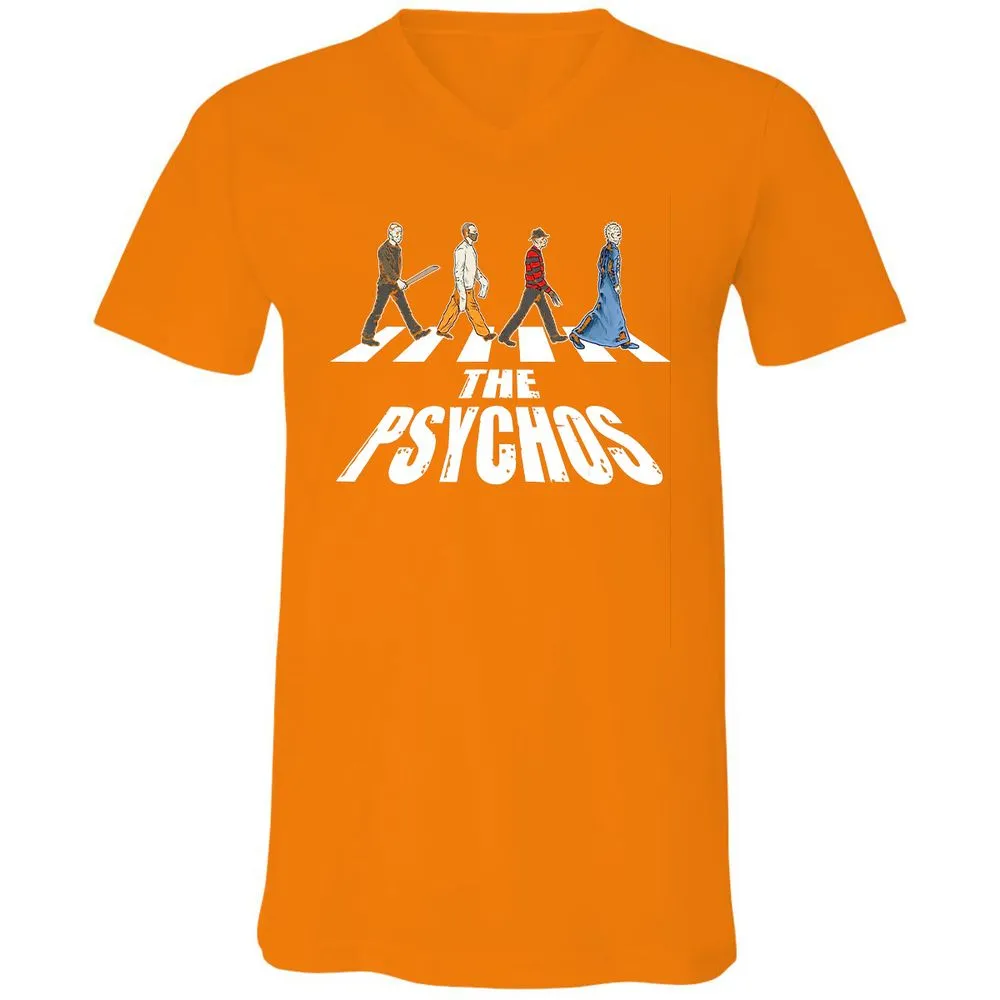 Unisex V-Neck T-Shirt - LGDAVV2B - Orange - 11