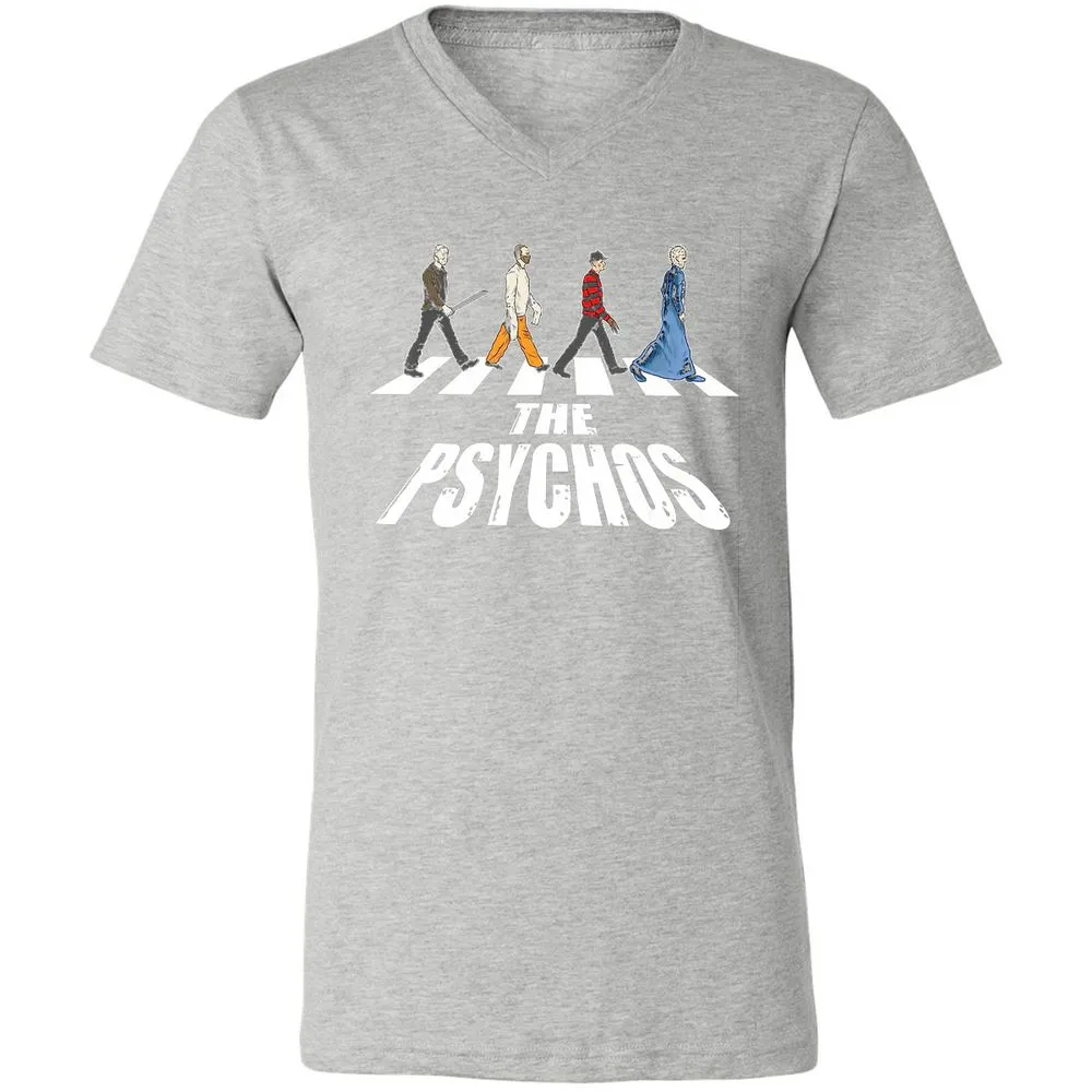 Unisex V-Neck T-Shirt - LGDAVV2B - Athletic Heather - 7
