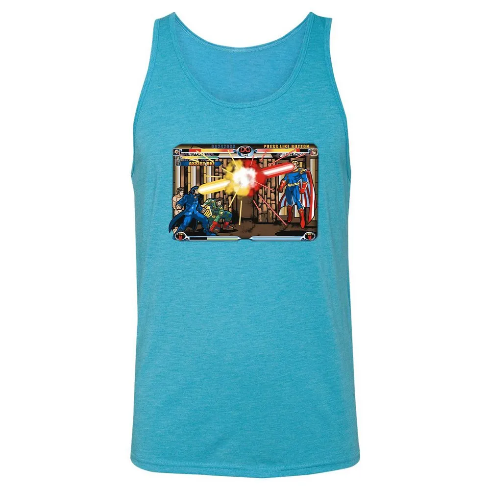 Unisex Jersey Tank - C4M8UNT5 - Aqua Triblend - 3