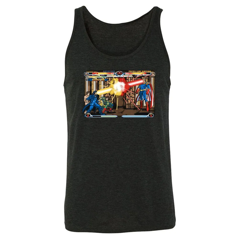 Unisex Jersey Tank - C4M8UNT5 - Charcoal Black Triblend - 5