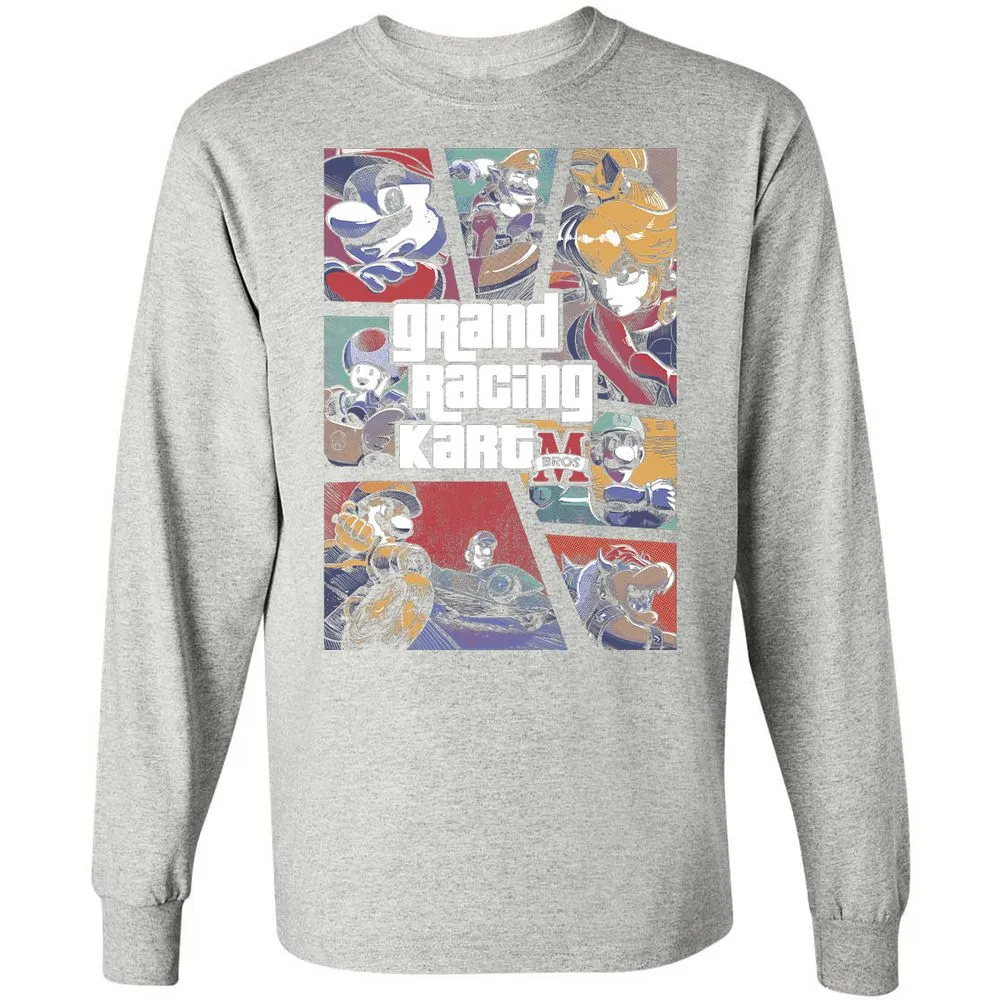 Long Sleeve T-Shirt - 9UQFHXLC - Ash - 7