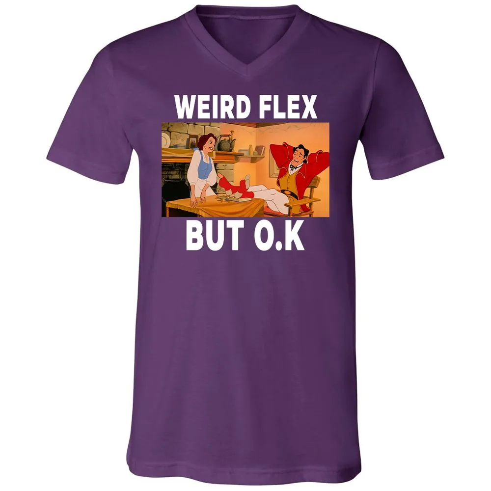 Unisex V-Neck T-Shirt - NL6KW4KF - Team Purple - 9