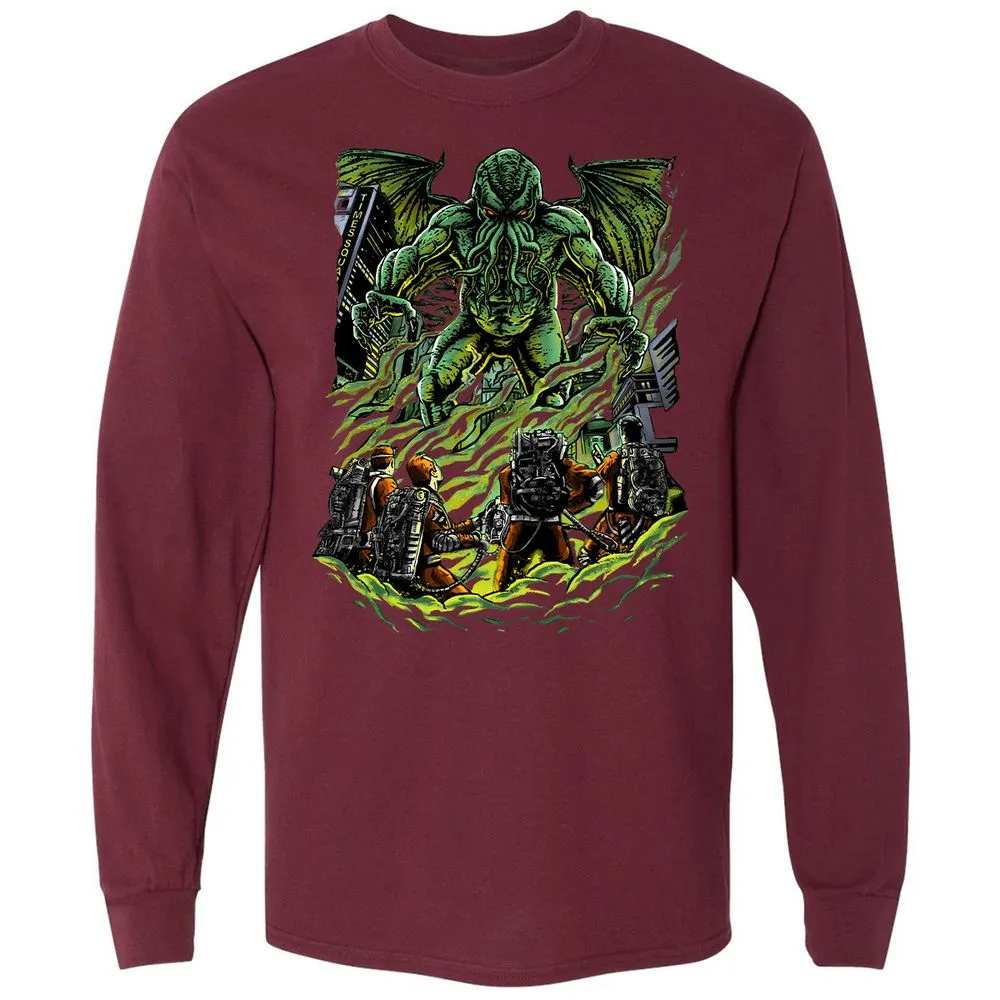 Long Sleeve T-Shirt - 3ZYH8JG3 - Maroon - 11