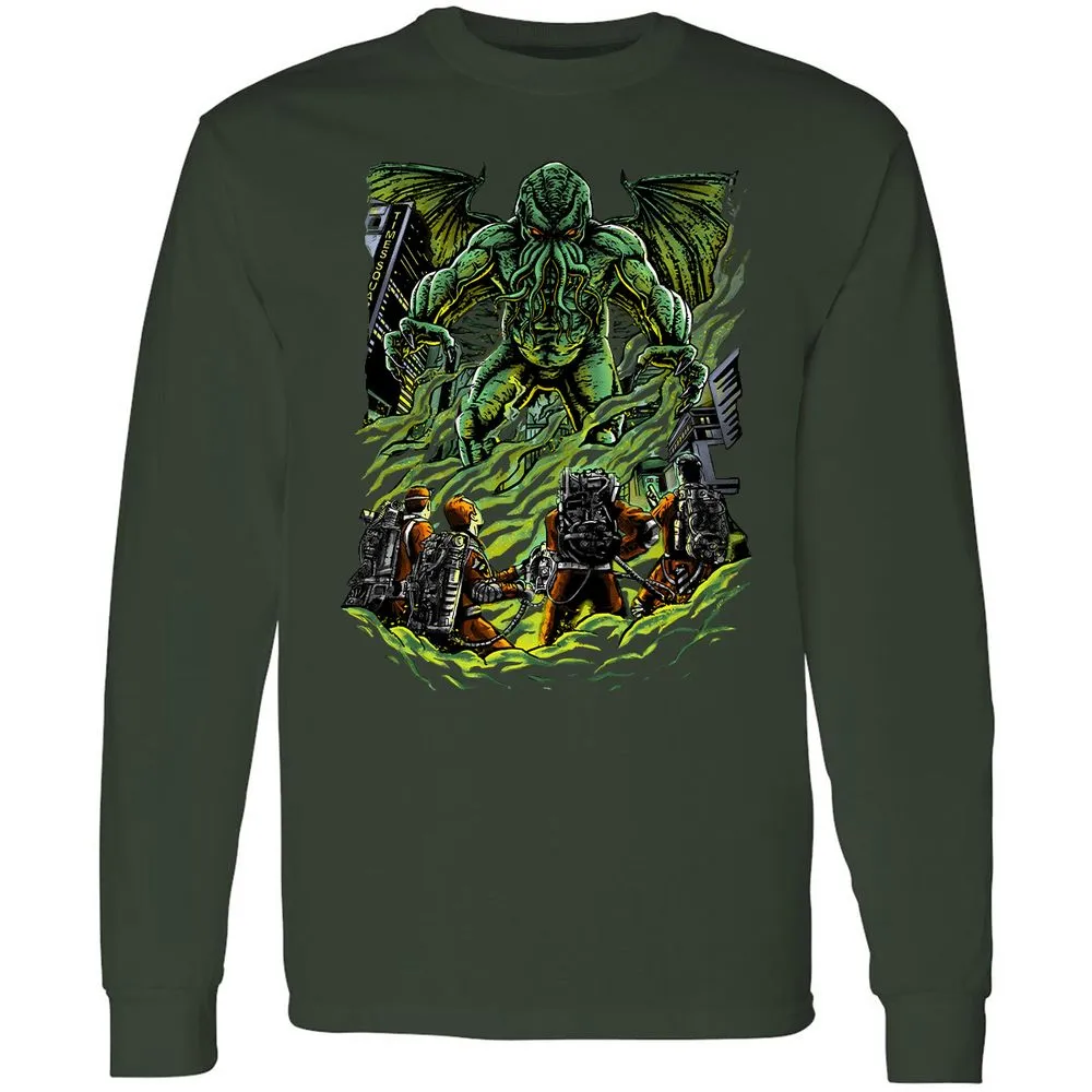 Long Sleeve T-Shirt - 3ZYH8JG3 - Forest Green - 4