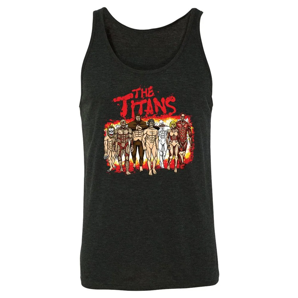 Unisex Jersey Tank - 8L9WBSTT - Charcoal Black Triblend - 5