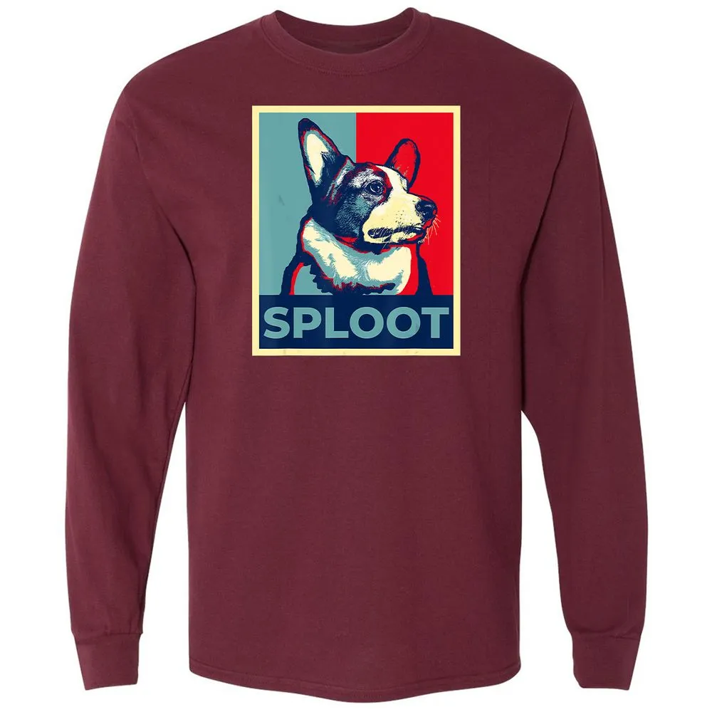 Long Sleeve T-Shirt - 3W5SMR7N - Maroon - 11