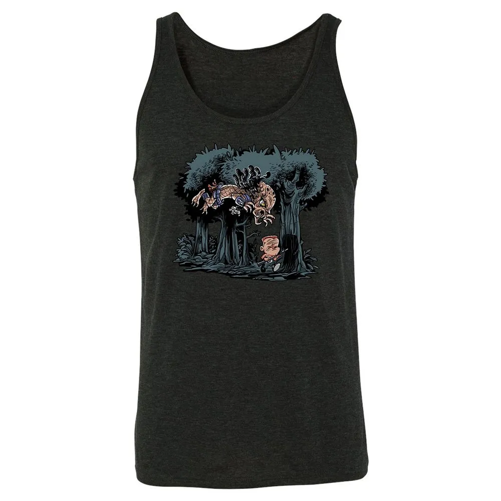 Unisex Jersey Tank - R7V347ZR - Charcoal Black Triblend - 5