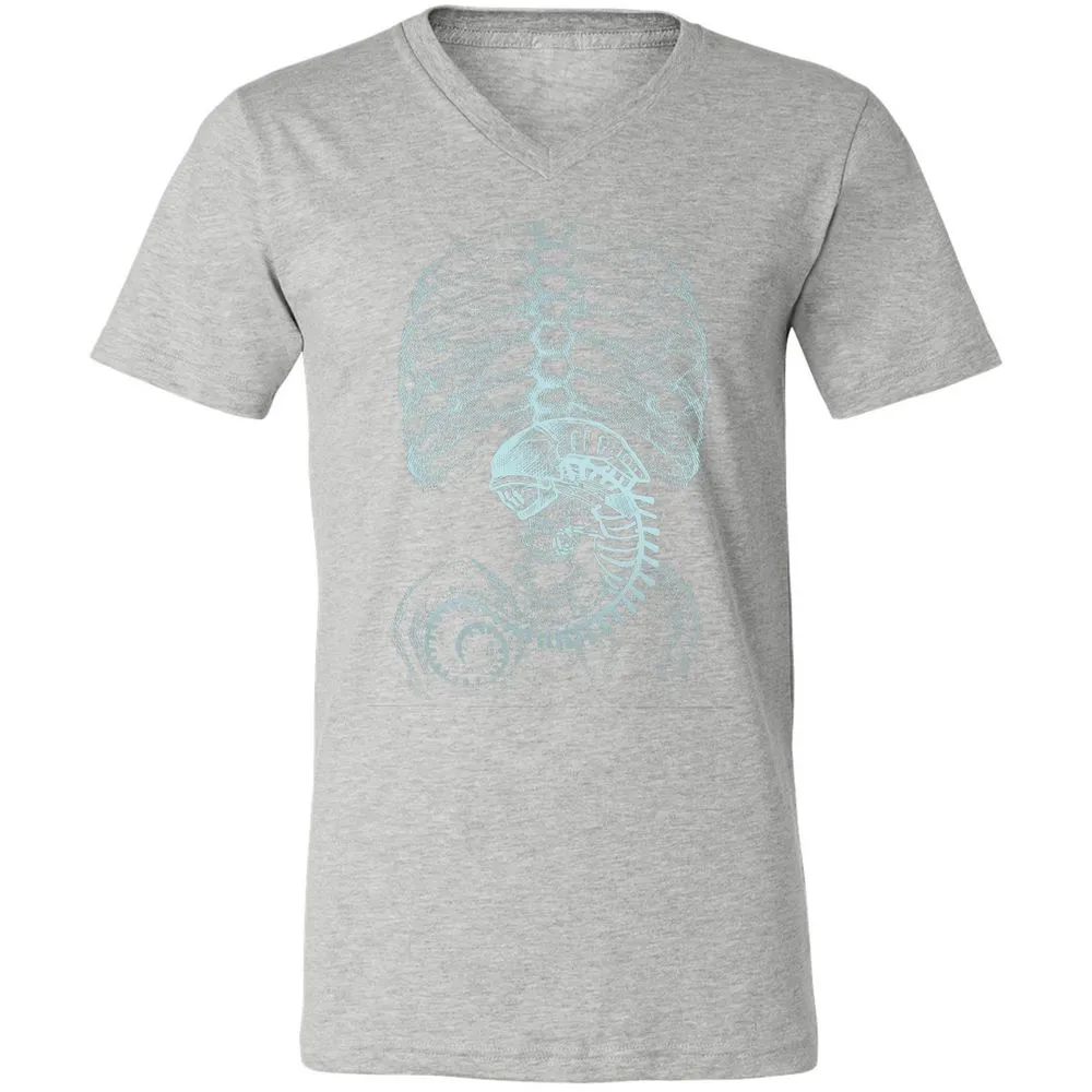 Unisex V-Neck T-Shirt - AXNNW9YT - Athletic Heather - 7