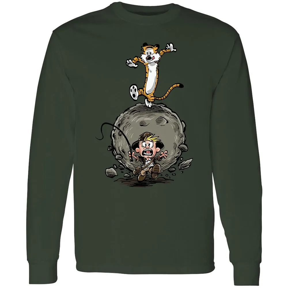 Long Sleeve T-Shirt - 97635JYA - Forest Green - 4