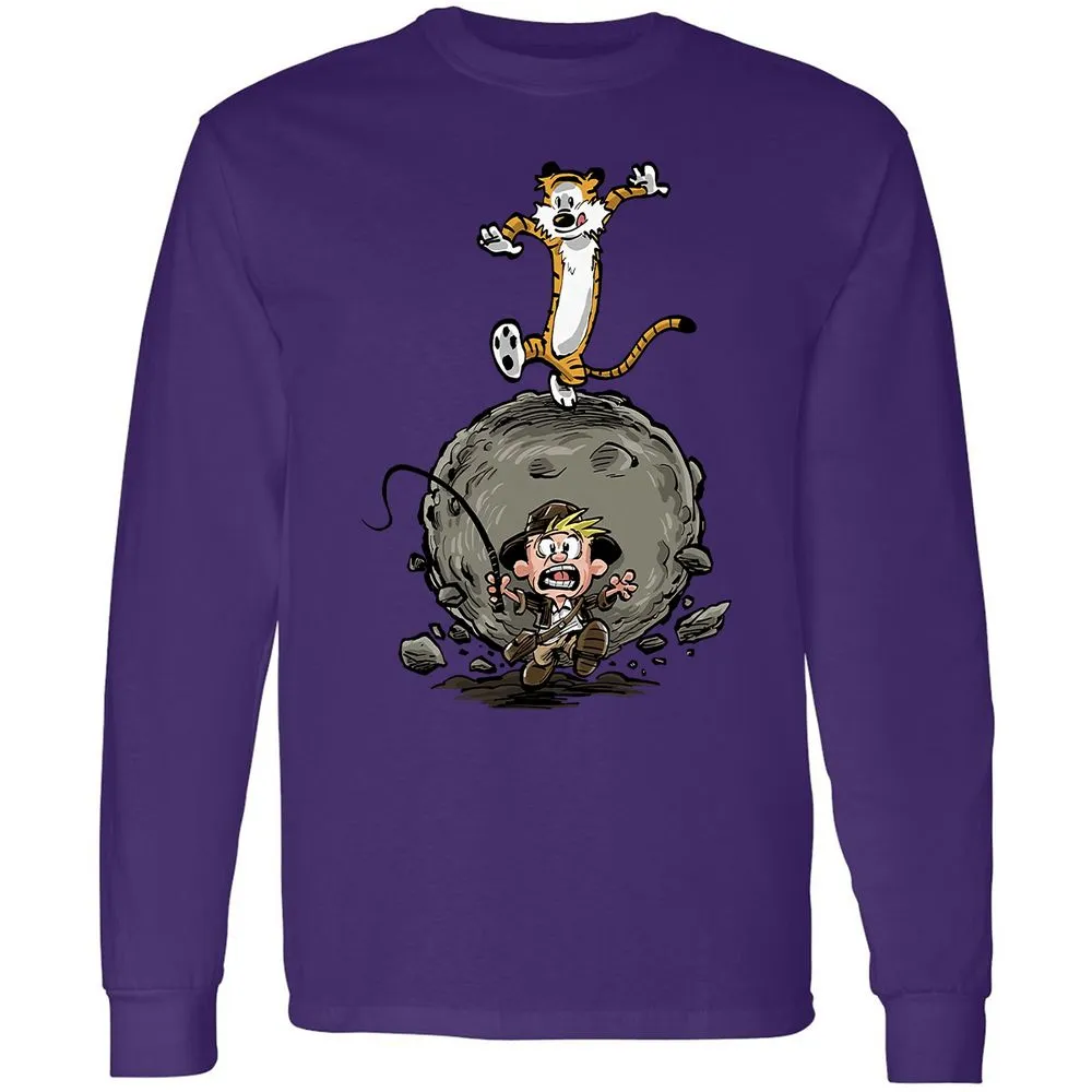 Long Sleeve T-Shirt - 97635JYA - Purple - 13