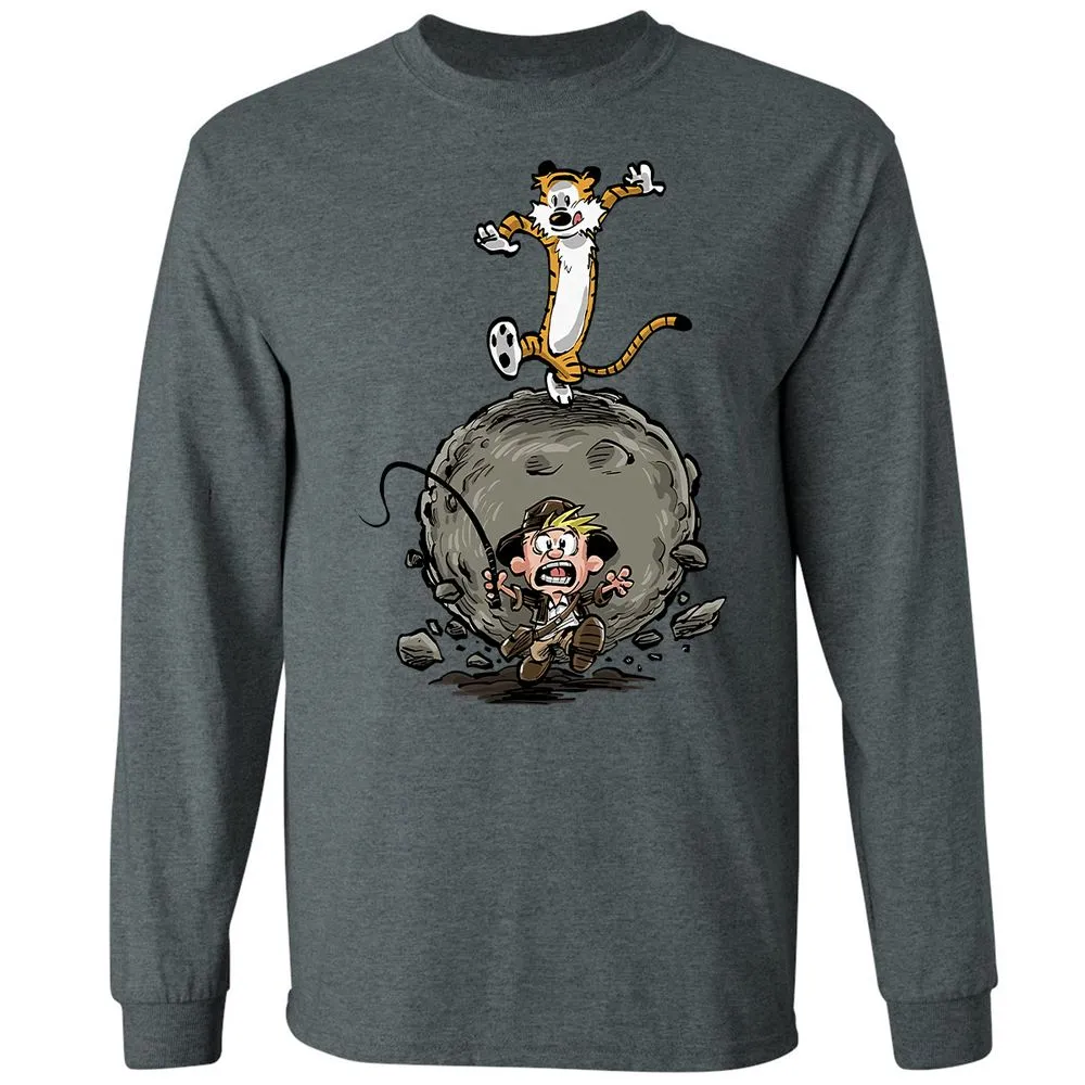 Long Sleeve T-Shirt - 97635JYA - Dark Heather - 15