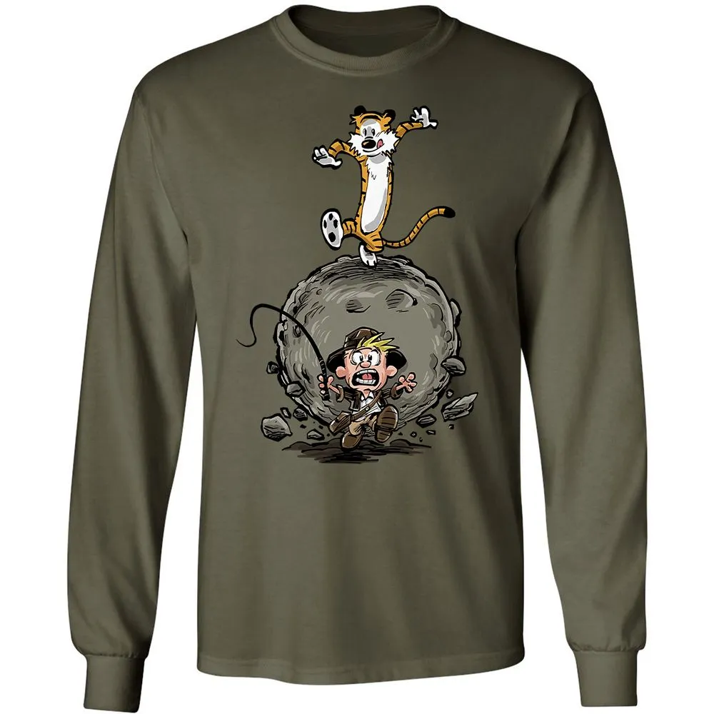Long Sleeve T-Shirt - 97635JYA - Military Green - 16