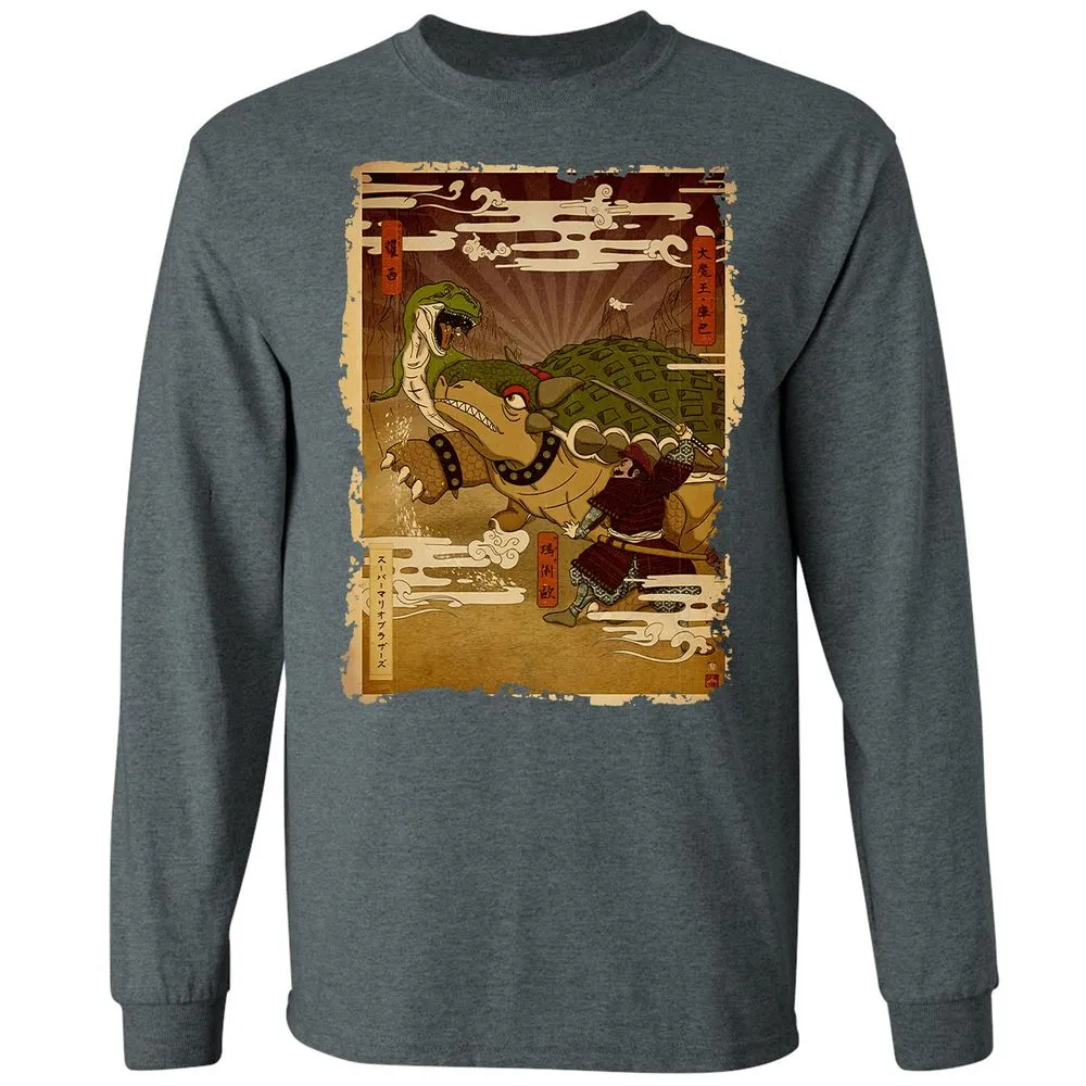 Long Sleeve T-Shirt - YGZP9CC4 - Dark Heather - 15