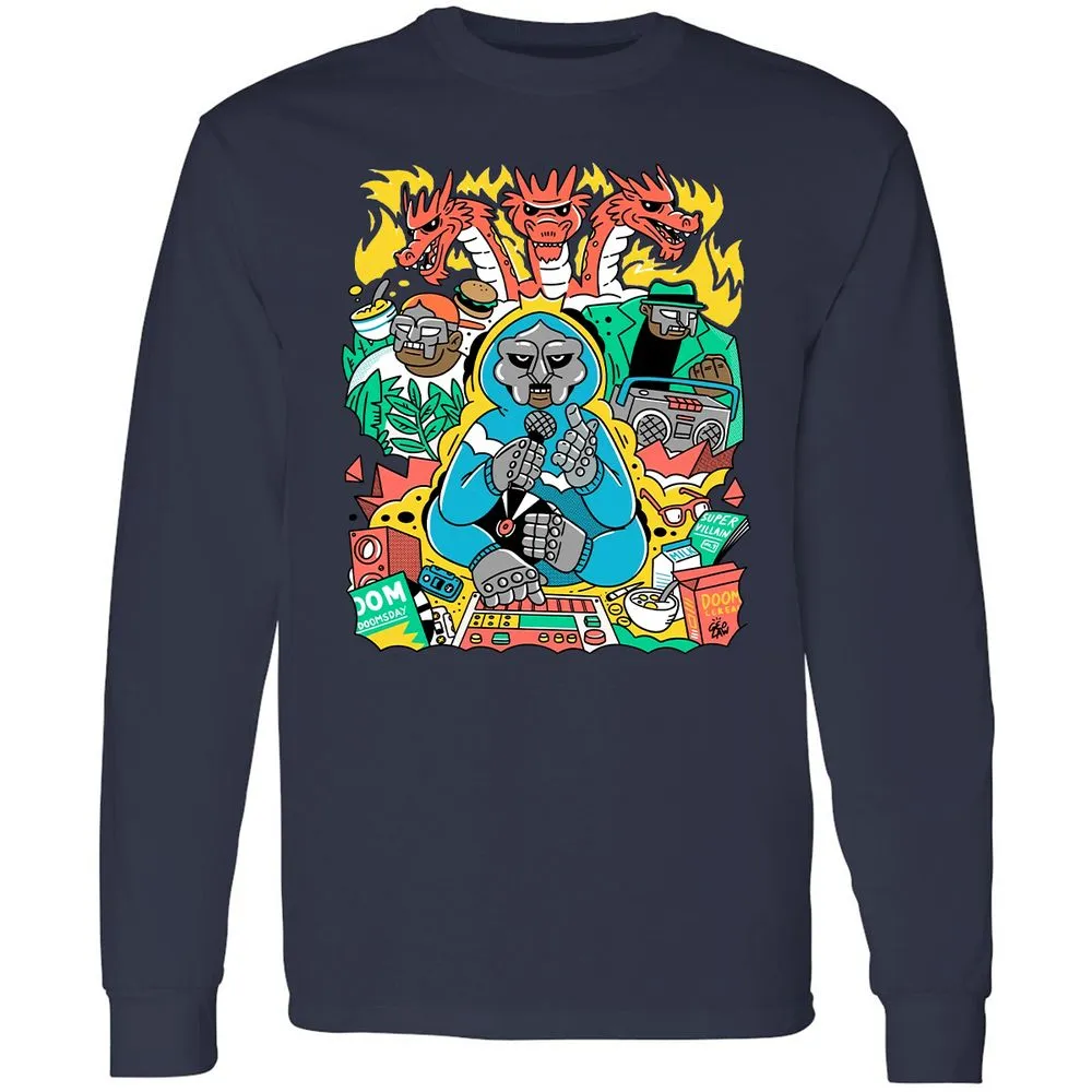 Long Sleeve T-Shirt - WVG2JTX9 - Navy - 2