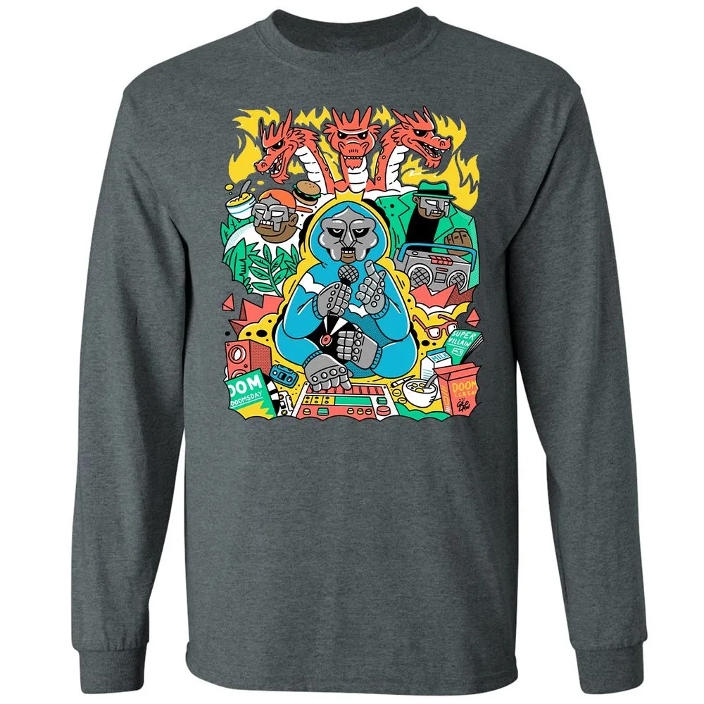 Long Sleeve T-Shirt - WVG2JTX9 - Dark Heather - 15