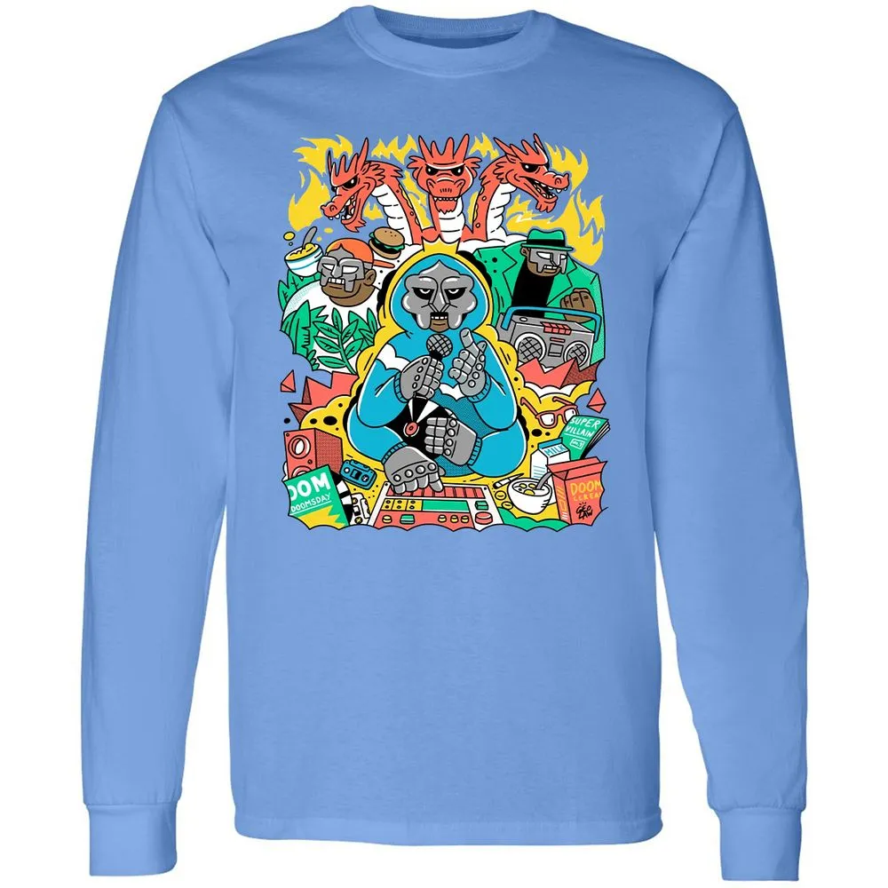 Long Sleeve T-Shirt - WVG2JTX9 - Carolina Blue - 12
