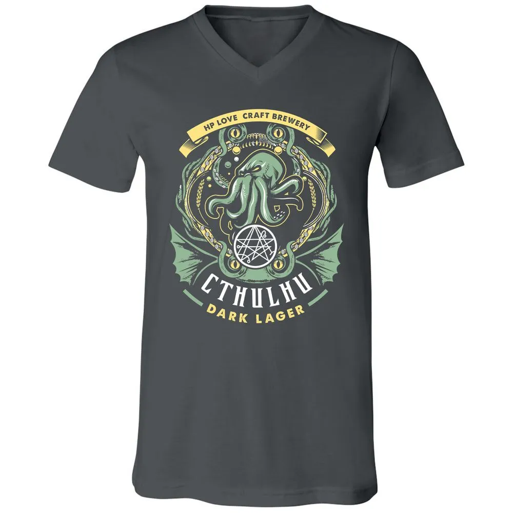 Unisex V-Neck T-Shirt - WTNN8CLH - Asphalt - 12