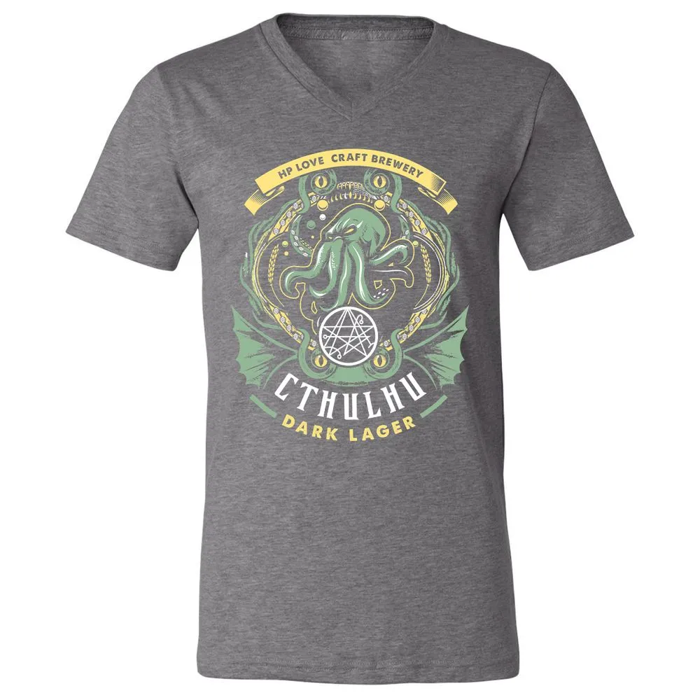 Unisex V-Neck T-Shirt - WTNN8CLH - Deep Heather - 13