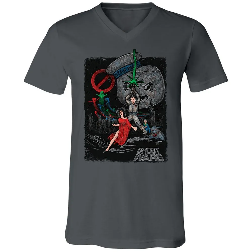Unisex V-Neck T-Shirt - D19SU9ZB - Asphalt - 12