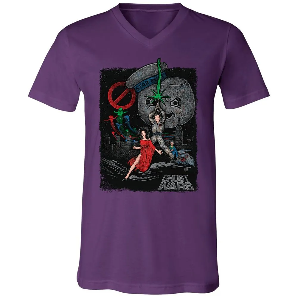 Unisex V-Neck T-Shirt - D19SU9ZB - Team Purple - 9