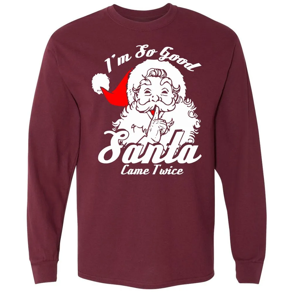 Long Sleeve T-Shirt - V9E4M13Y - Maroon - 11