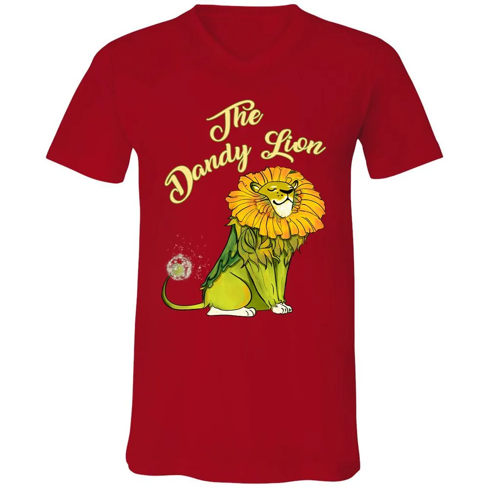 Unisex V-Neck T-Shirt - RH3UG85U - Red - 3