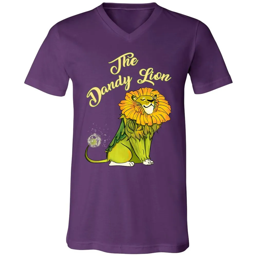 Unisex V-Neck T-Shirt - RH3UG85U - Team Purple - 9