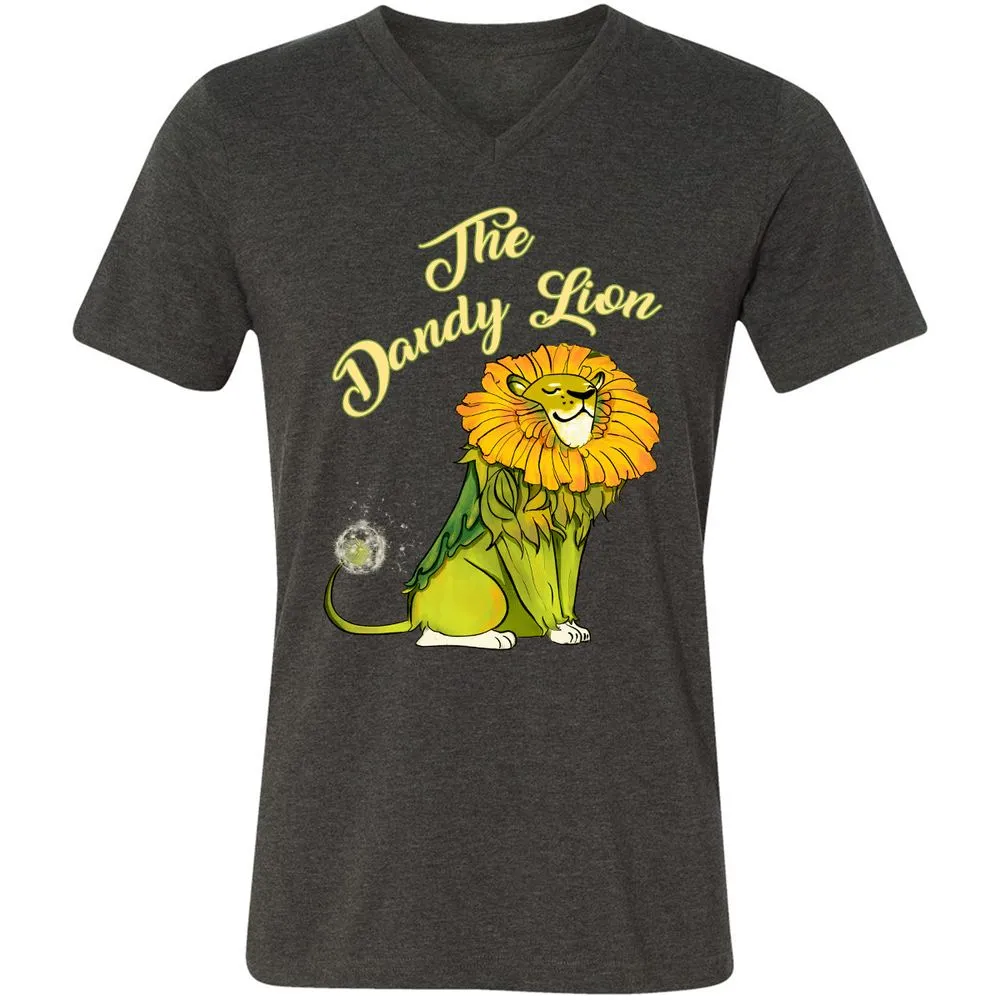 Unisex V-Neck T-Shirt - RH3UG85U - Dark Grey Heather - 8