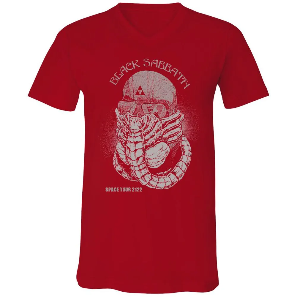Unisex V-Neck T-Shirt - LQ8MRMA3 - Red - 3