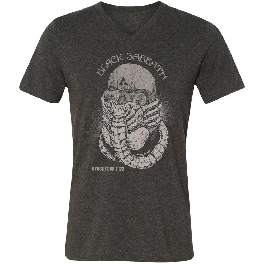 Unisex V-Neck T-Shirt - LQ8MRMA3 - Dark Grey Heather - 8