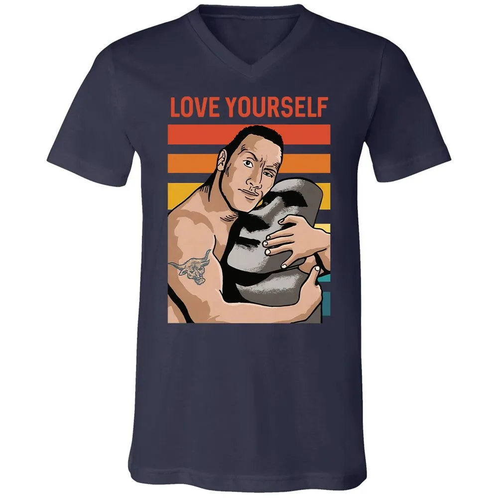 Unisex V-Neck T-Shirt - 1NVH47DA - Navy - 2