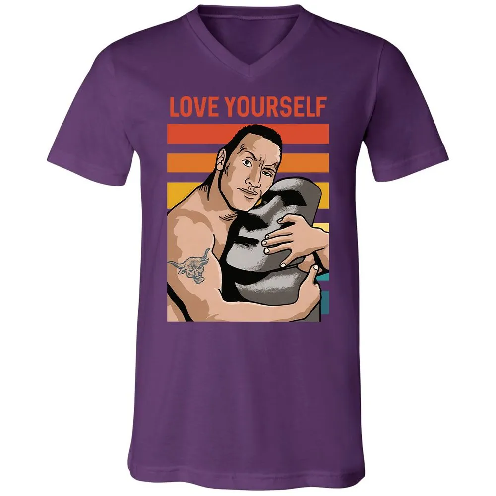 Unisex V-Neck T-Shirt - 1NVH47DA - Team Purple - 9