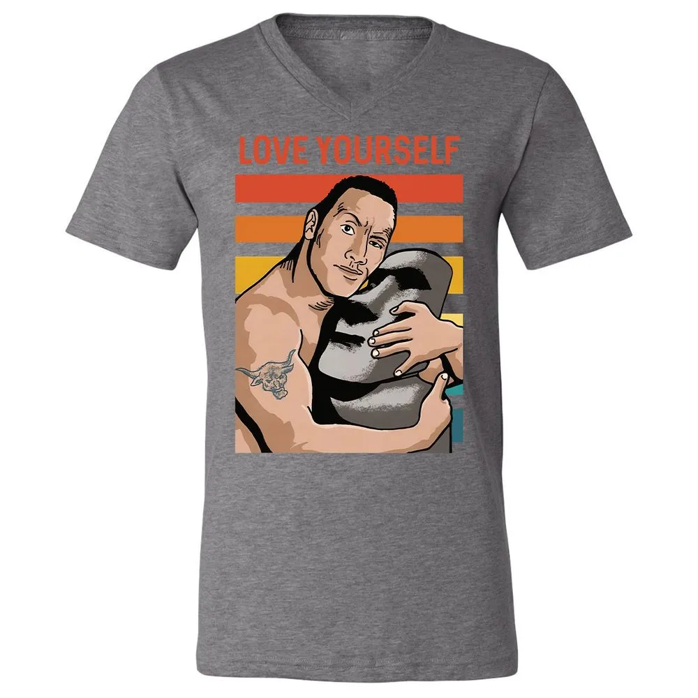 Unisex V-Neck T-Shirt - 1NVH47DA - Deep Heather - 13