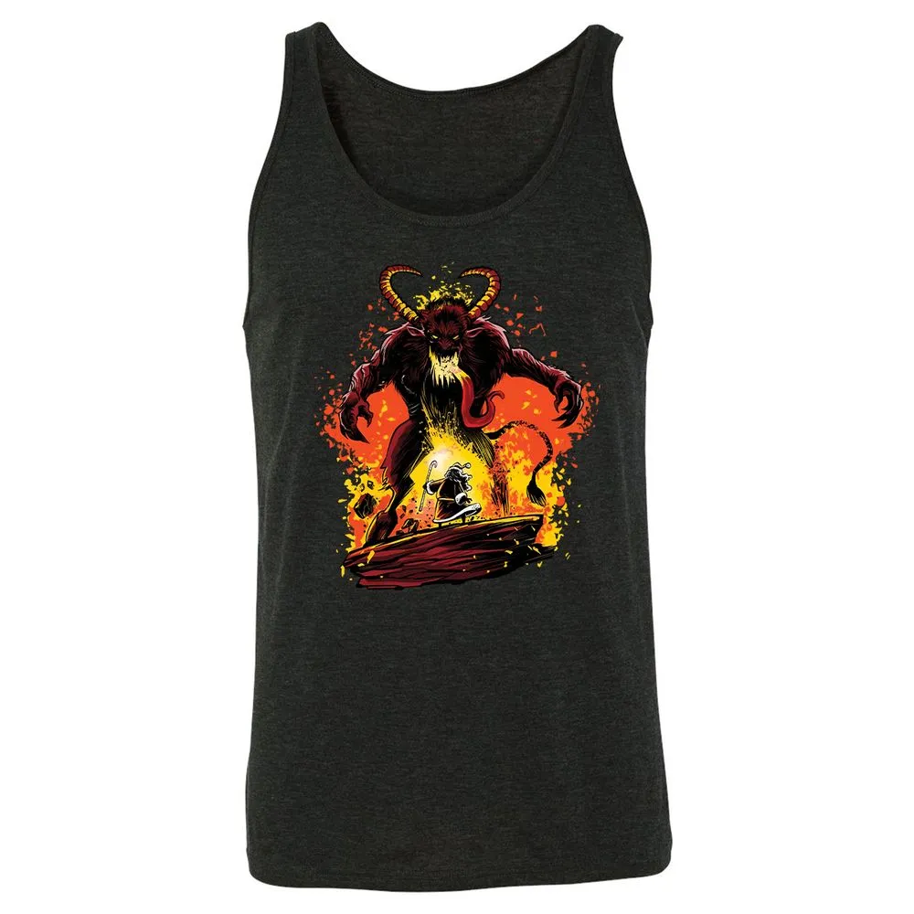 Unisex Jersey Tank - 9DMWQJN1 - Charcoal Black Triblend - 5