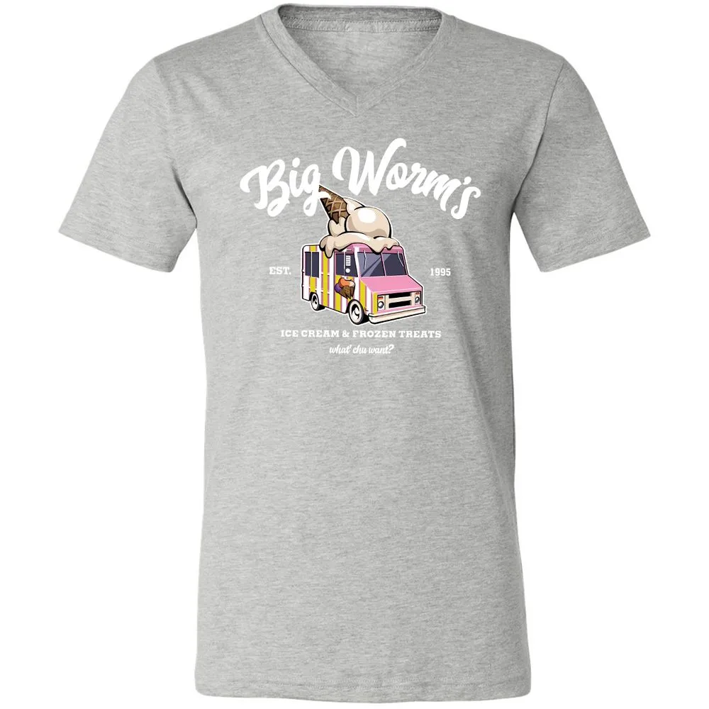 Unisex V-Neck T-Shirt - 7M14HXNK - Athletic Heather - 7