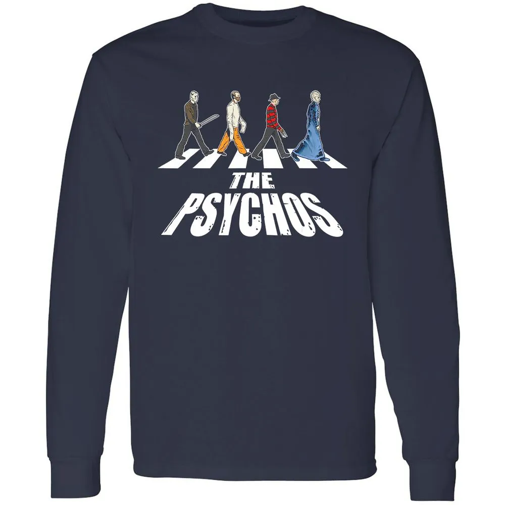 Long Sleeve T-Shirt - 4VCNVCRU - Navy - 2