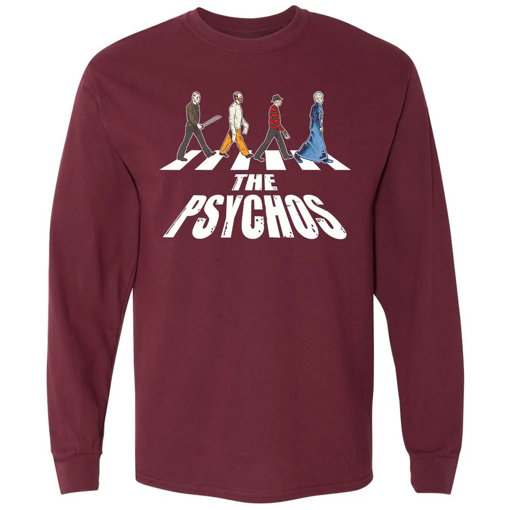 Long Sleeve T-Shirt - 4VCNVCRU - Maroon - 11