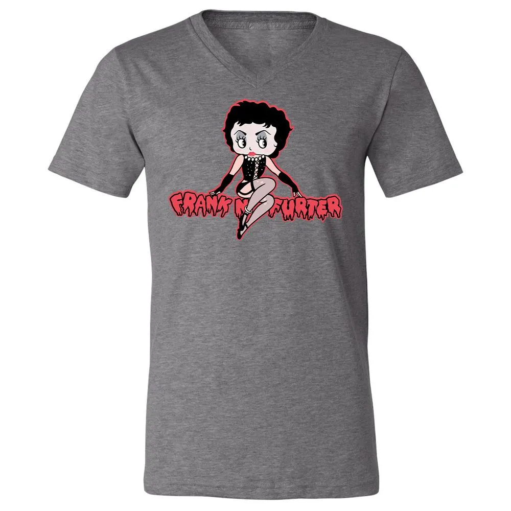 Unisex V-Neck T-Shirt - STD6JFVY - Deep Heather - 13