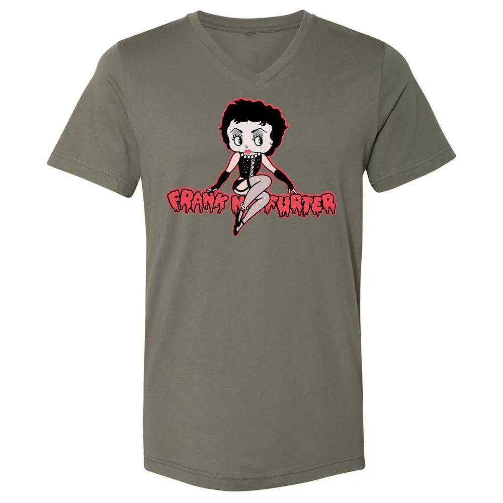Unisex V-Neck T-Shirt - STD6JFVY - Military Green - 10
