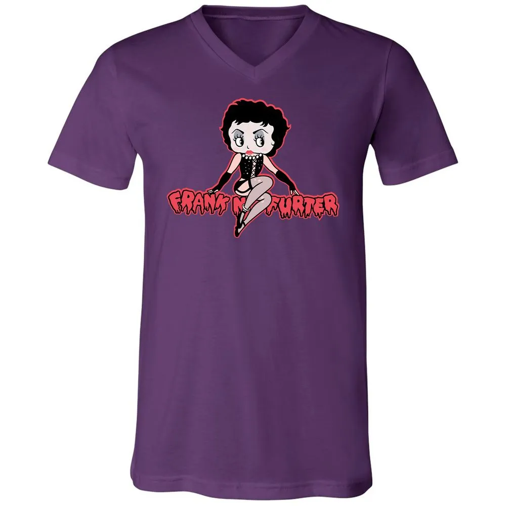Unisex V-Neck T-Shirt - STD6JFVY - Team Purple - 9