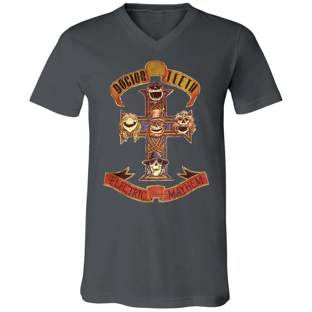 Unisex V-Neck T-Shirt - JWT9K94P - Asphalt - 12